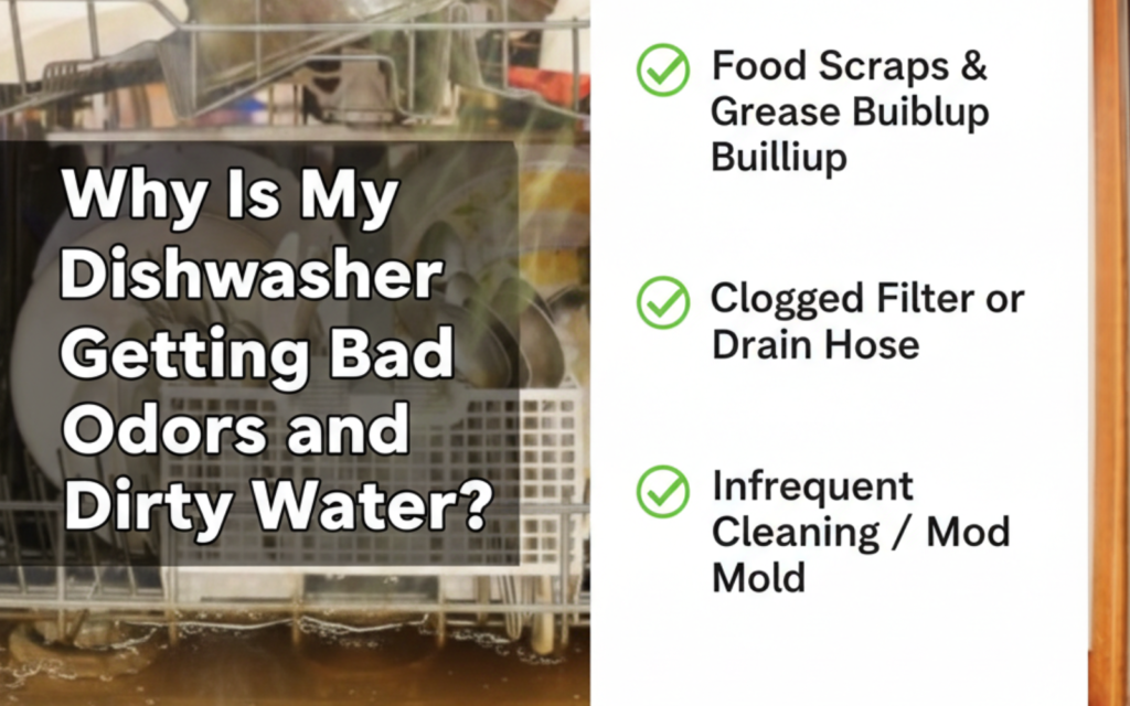 Why Is My Dishwasher Getting Bad Odors and Dirty Water?